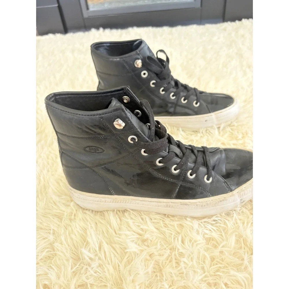 Lugz Women's Black‎ High Top Fashion Sneakers Chunky Platform Sole Shoes 8.5